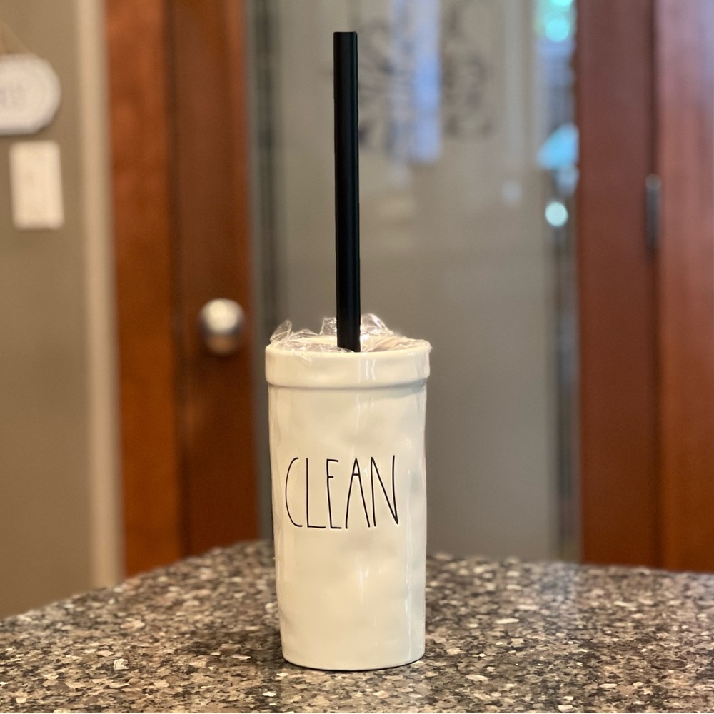 CLEARANCE❗️Rae Dunn Farmhouse Cottage CLEAN Toilet Brush